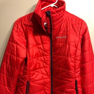 Red Columbia Puff Jacket